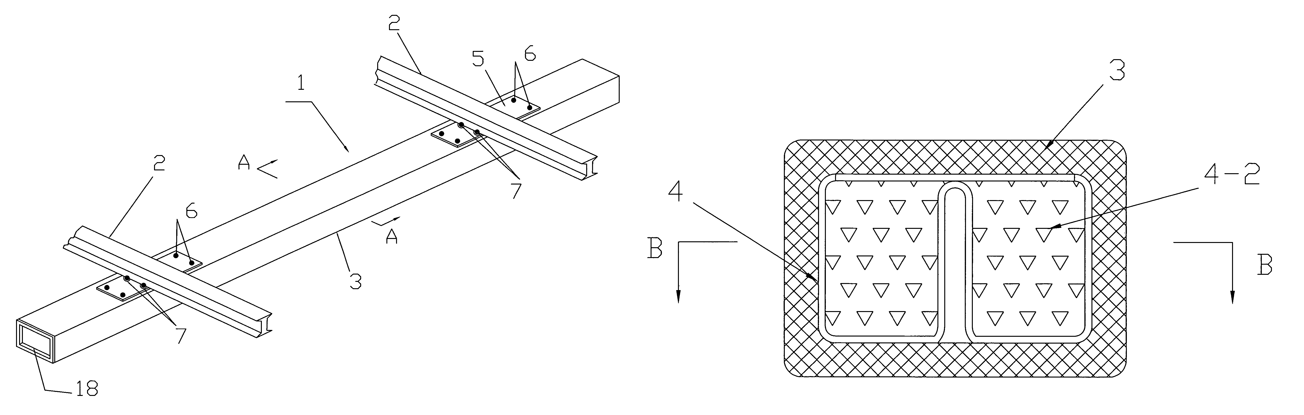 Wholly wrapped railroad crosstie and its manufacturing method