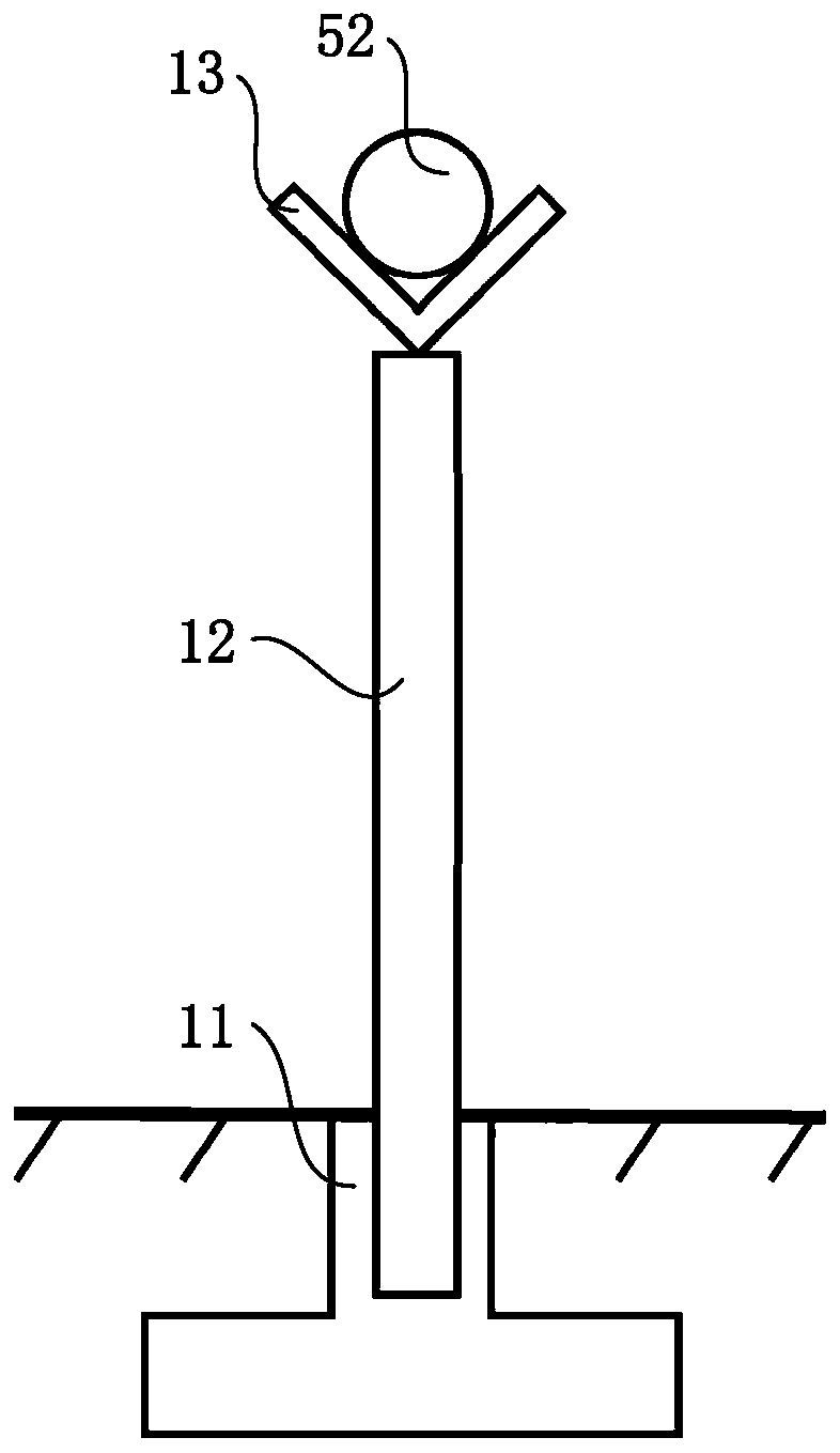 Wind-proof sand-blocking device and wind-proof sand-blocking system