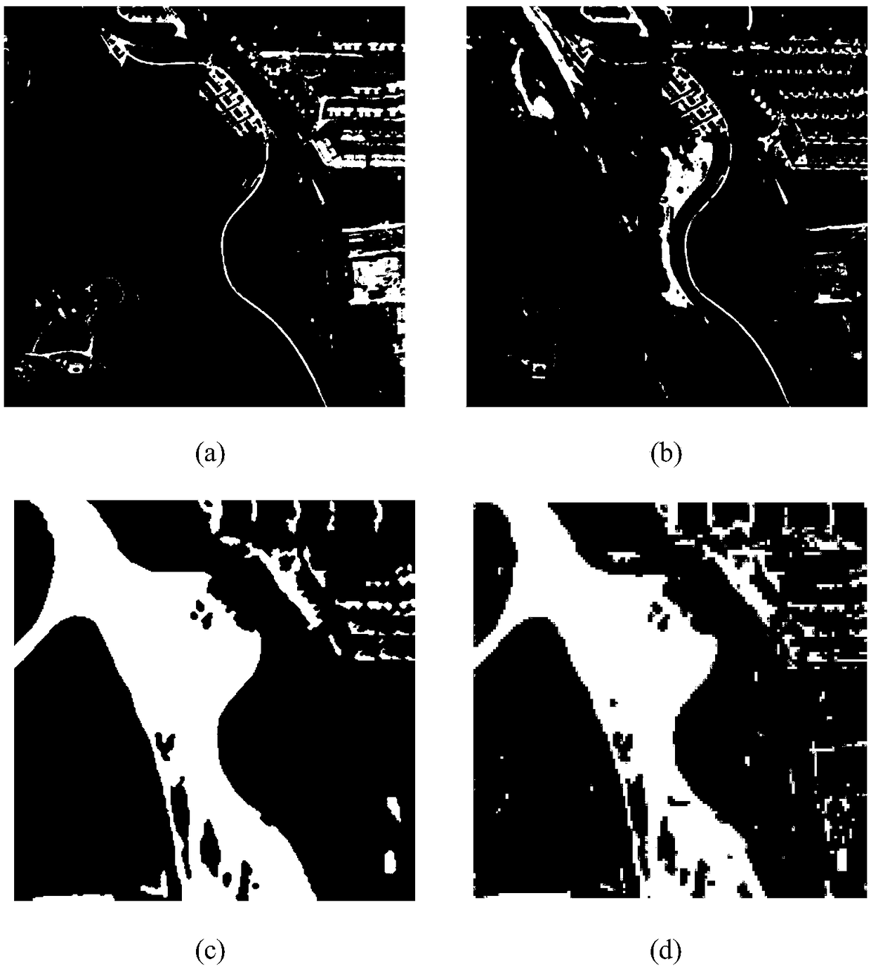 Multi-spectral image change detection method based on probability segmentation and Gaussian mixture clustering