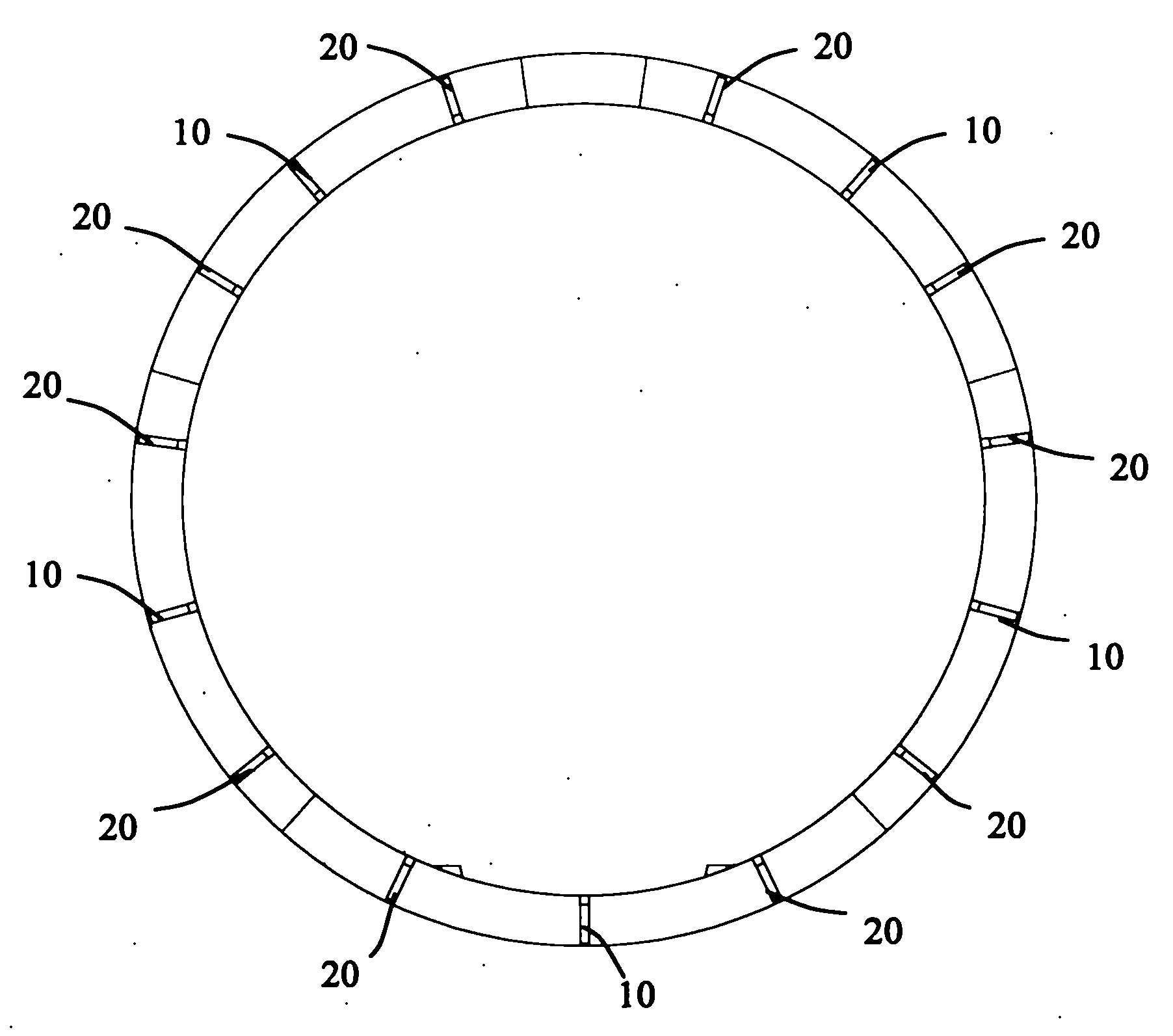 Ultra-shallow earth-covered subway shield traversing operation tunnel construction method of