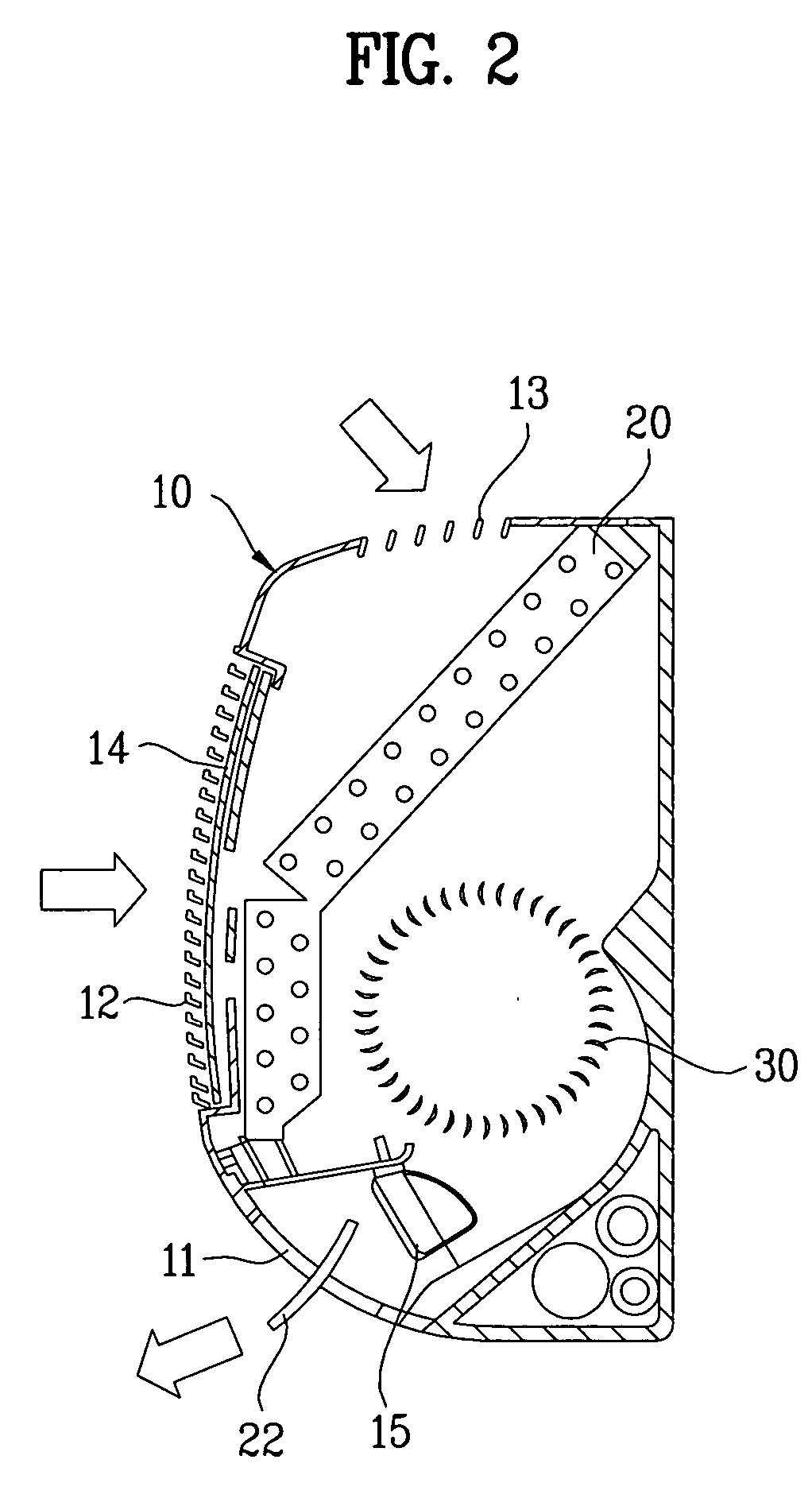 Indoor device of separable air conditioner