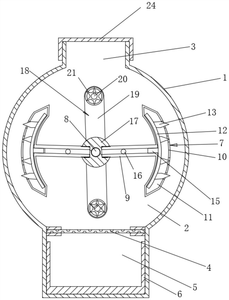 A variable torque type traditional Chinese medicine pulverizer