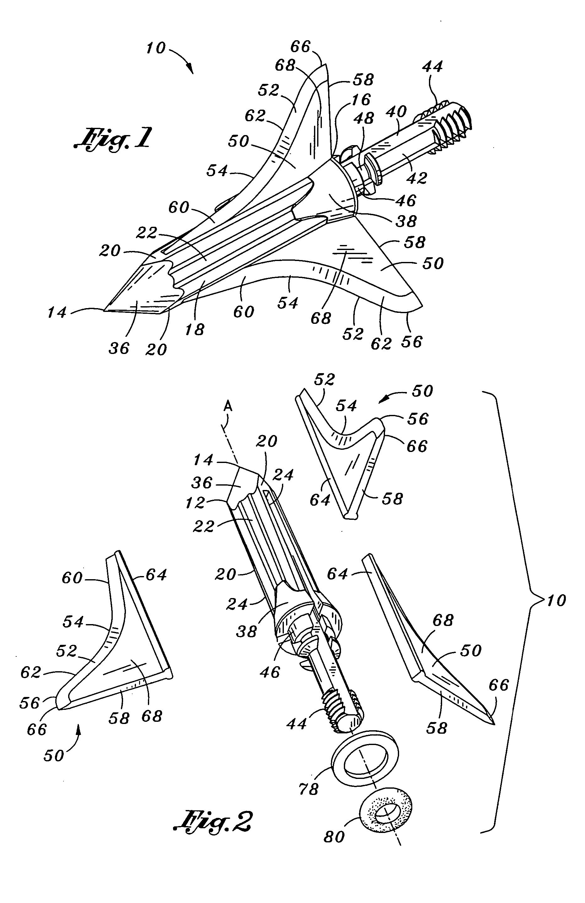 T-lock broadhead and tight point matched balance point archery point system