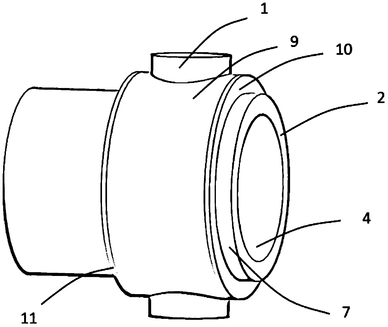 Radial gas rectifier