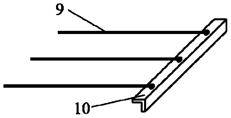 A combined retaining structure suitable for slope stability support and its construction method