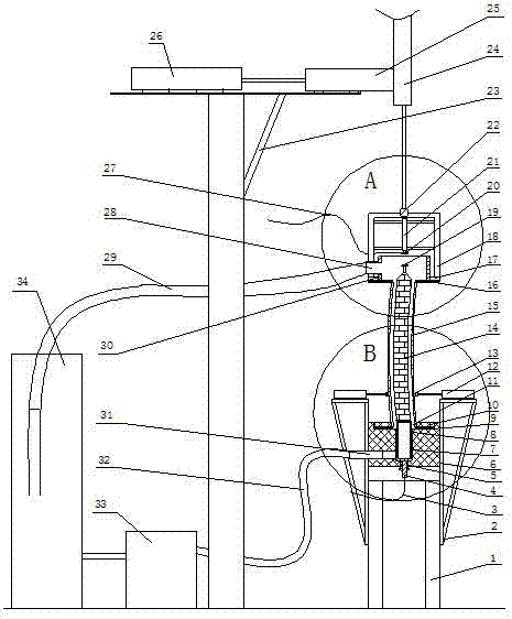 Mold inner surface electroplating production line and electroplating method