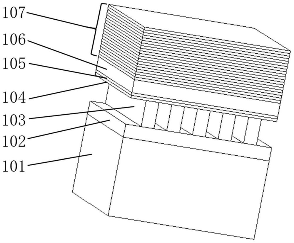 On-chip light source, preparation method of on-chip light source, and optoelectronic device