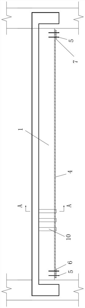 A method for externally prestressed steel plate flexural strengthening beam