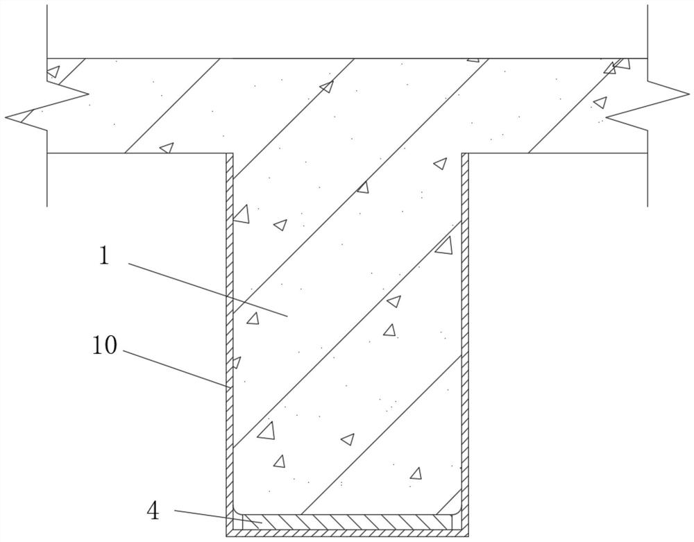 A method for externally prestressed steel plate flexural strengthening beam