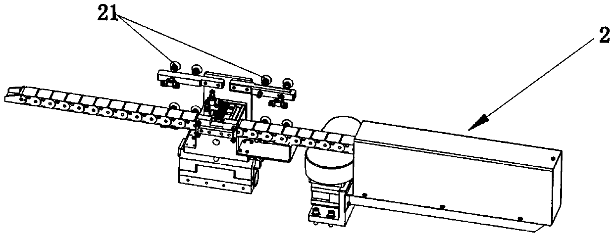 Mask bagging mechanism of mask machine