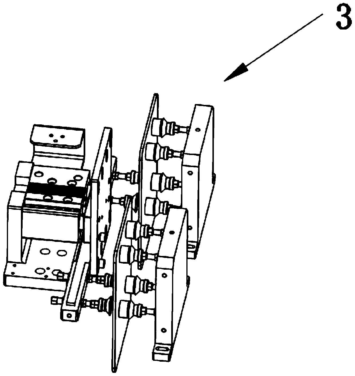 Mask bagging mechanism of mask machine