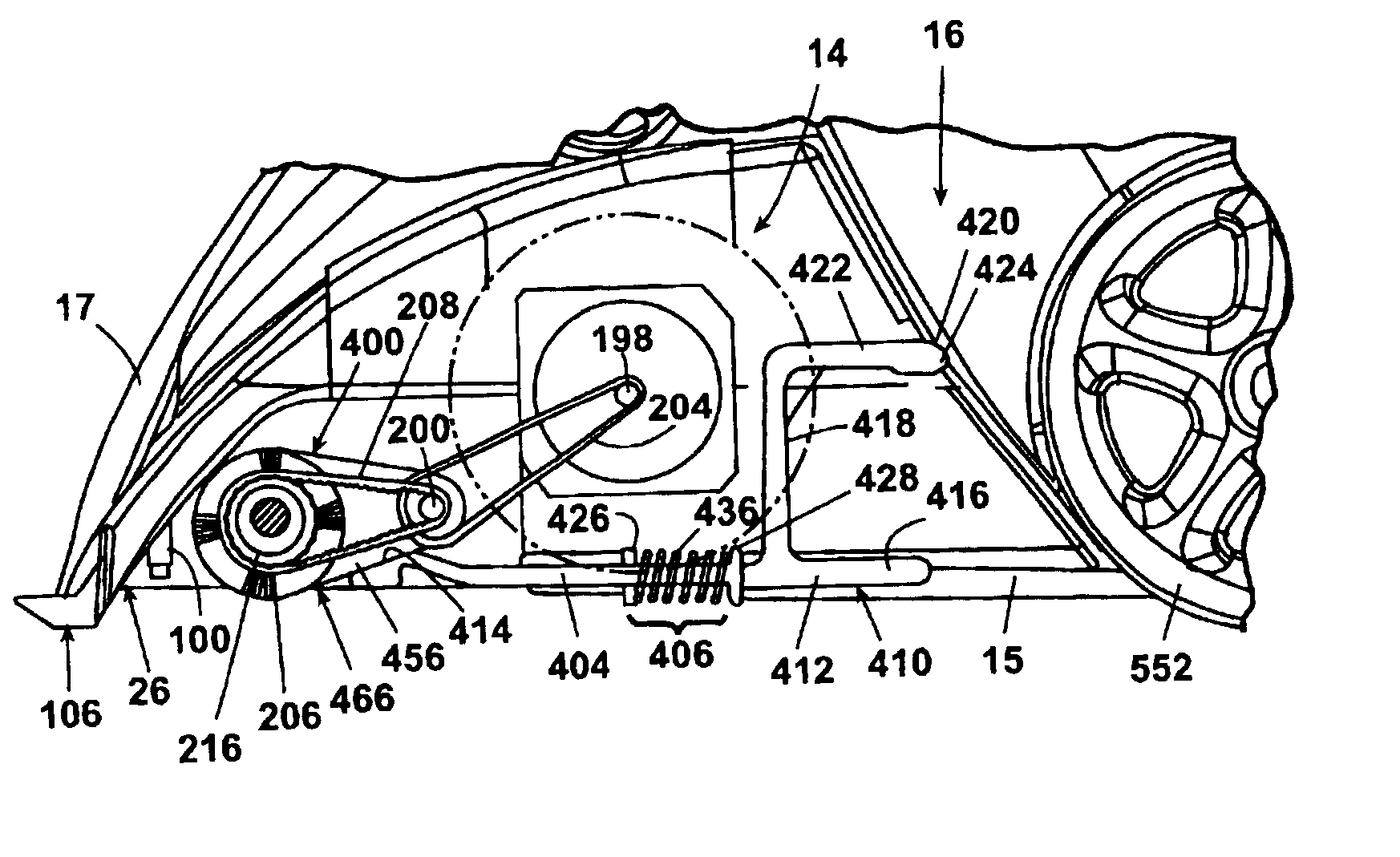 Upright extraction cleaning machine