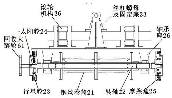 Multiperson much-insurance reciprocating type lifesaving slow descending device