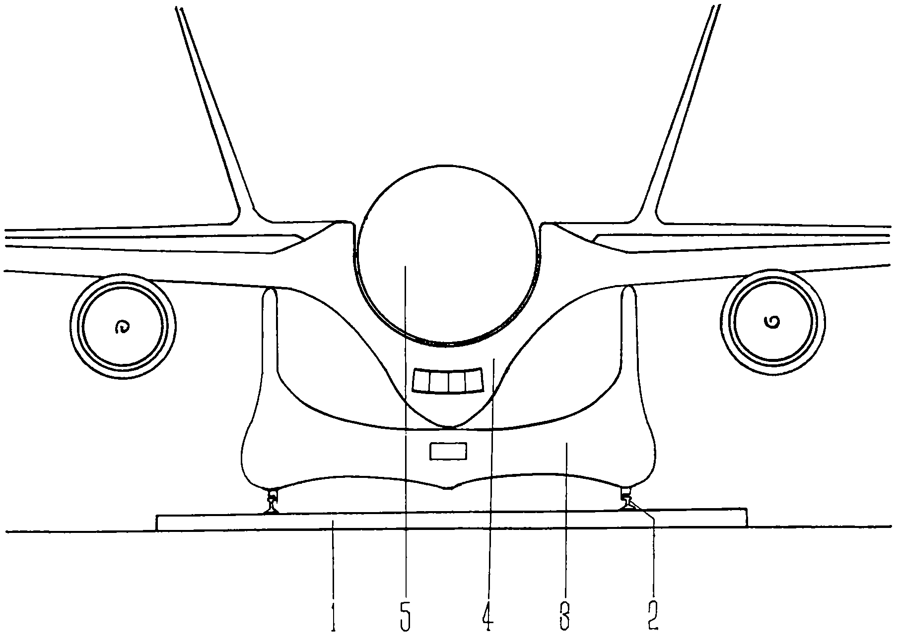 Orbit accelerating airplane capable of completing lift-off of two-stage rocket spacecraft with two-stage moving platforms