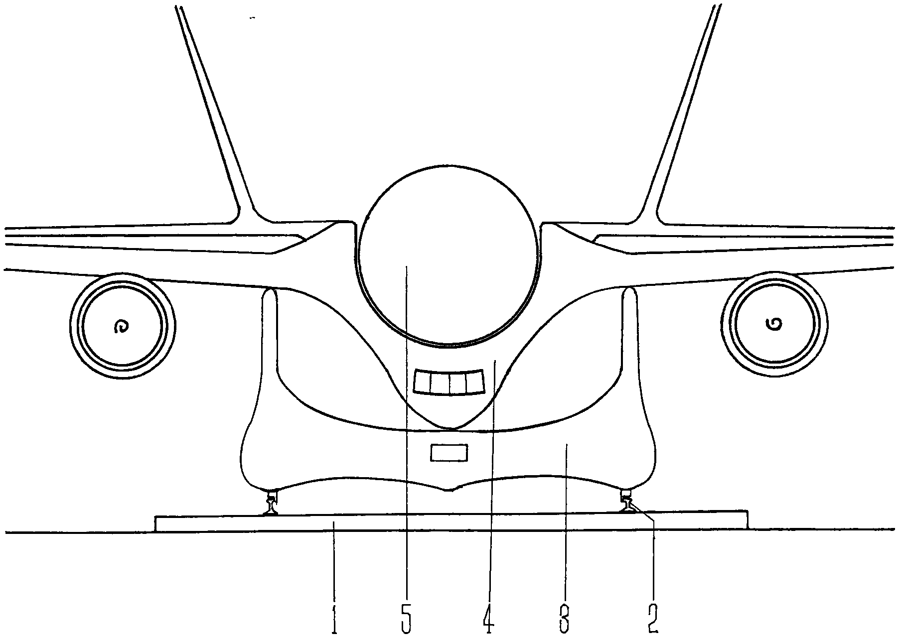 Orbit accelerating airplane capable of completing lift-off of two-stage rocket spacecraft with two-stage moving platforms