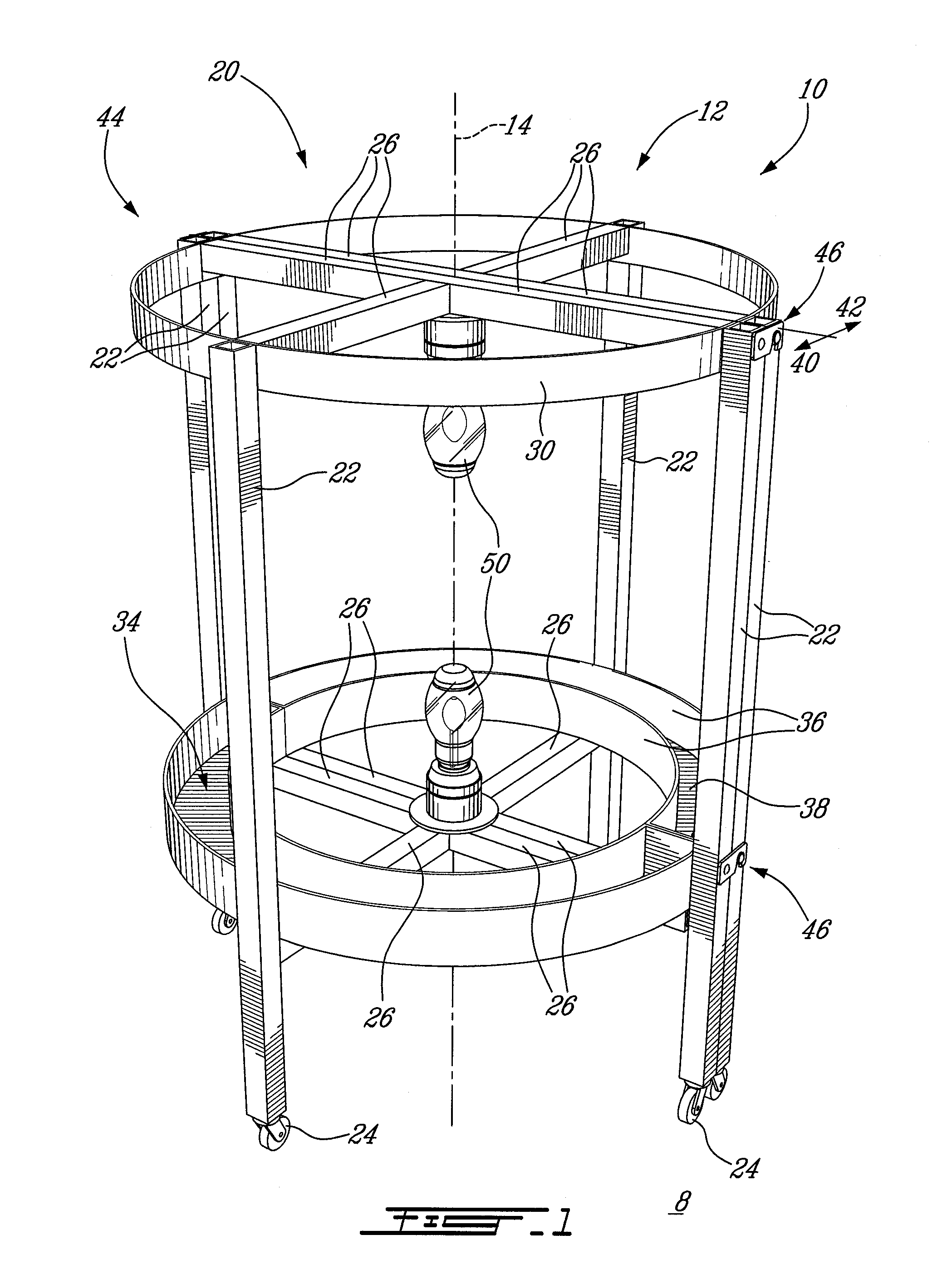 Modular hydroponic growing unit