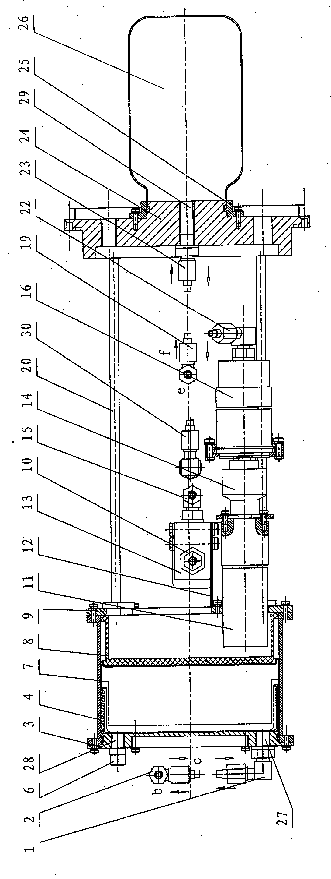 Automatic oil return type buoyancy regulating device for underwater robot