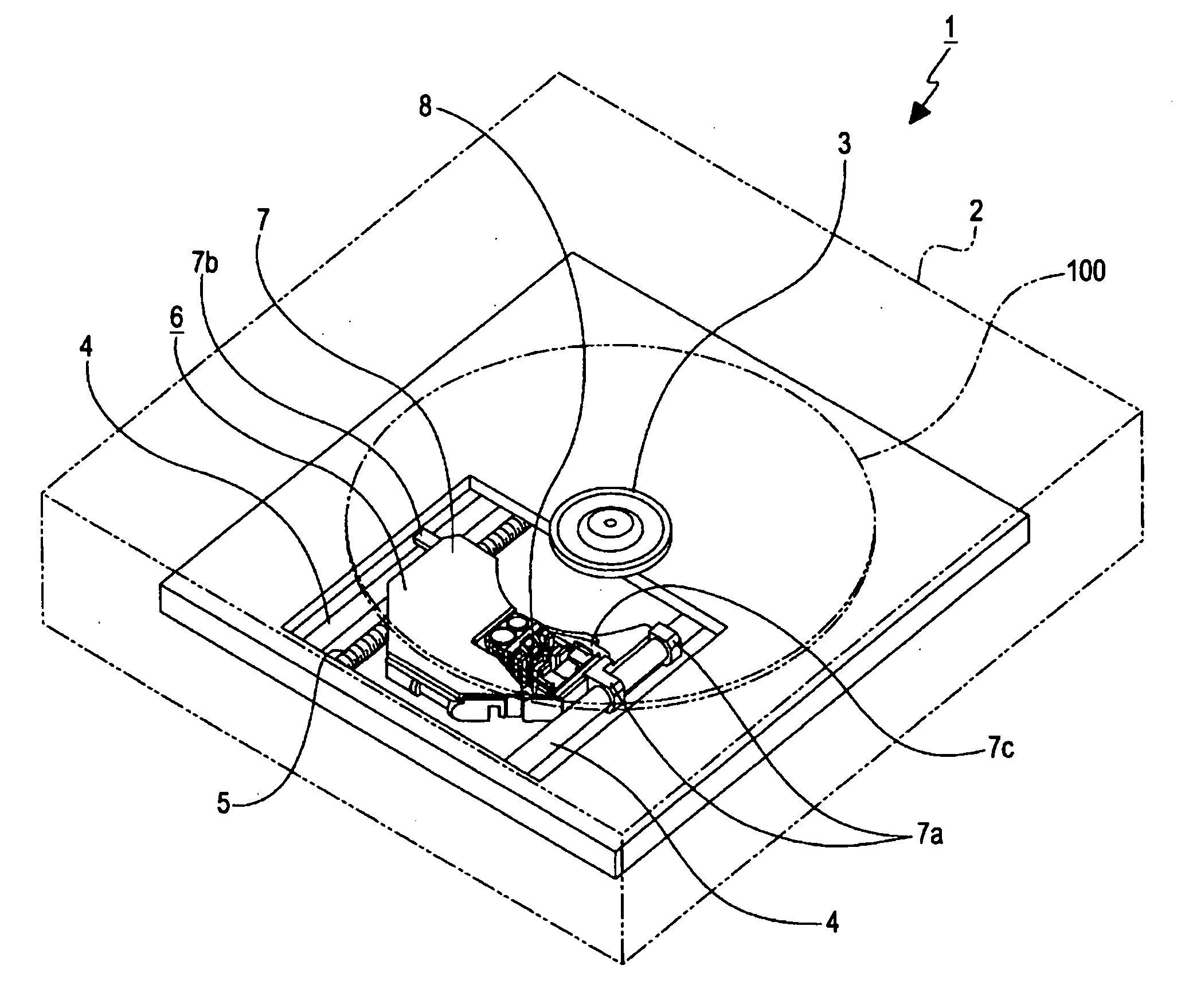 Optical pickup and disc drive apparatus