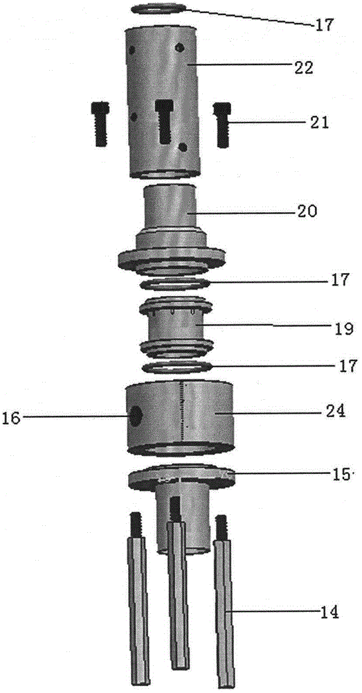 Automatic feeding device for particle material