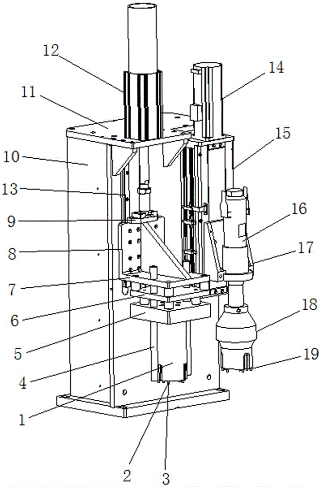 Ultrasonic hot melting device and method