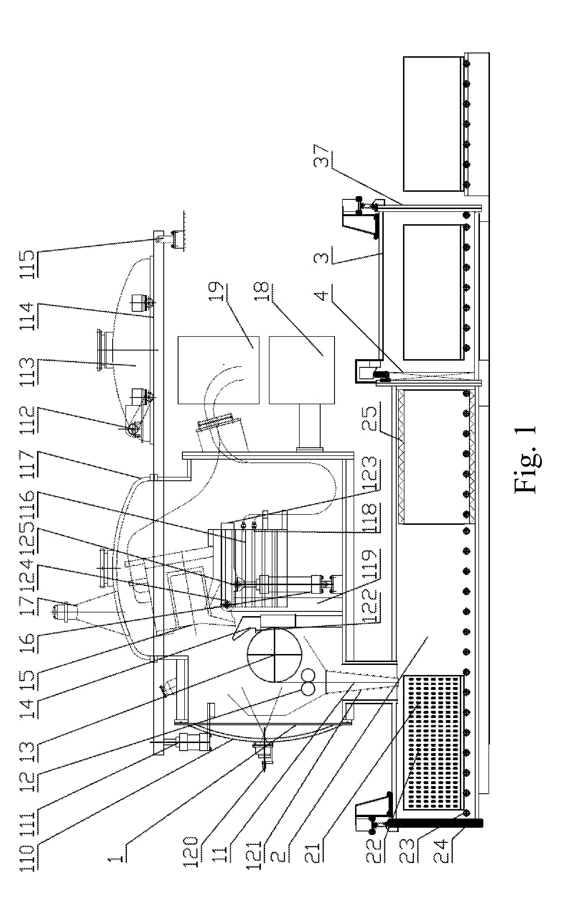 Vacuum induction melting and strip casting equipment for rare earth permanent magnetic alloy