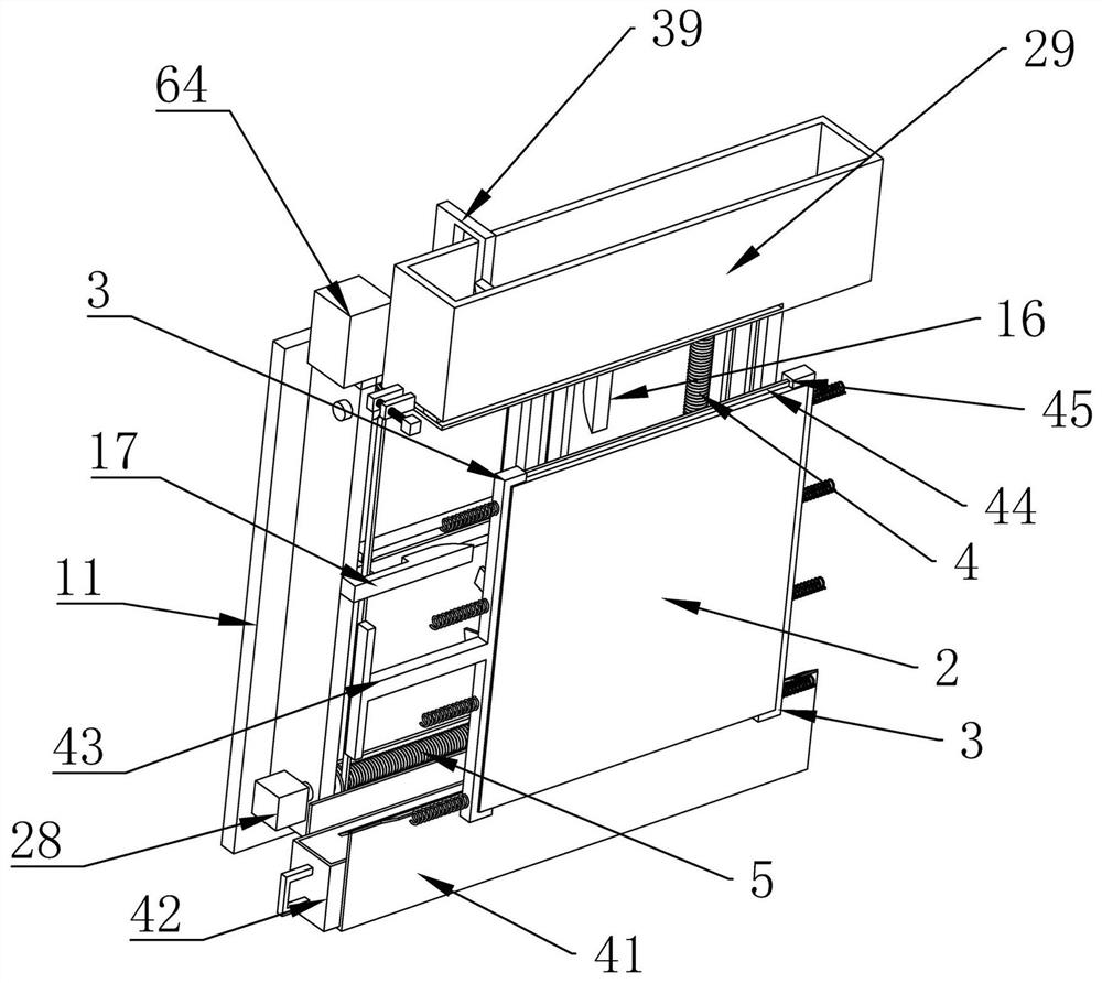 Wall printing device based on computer processing