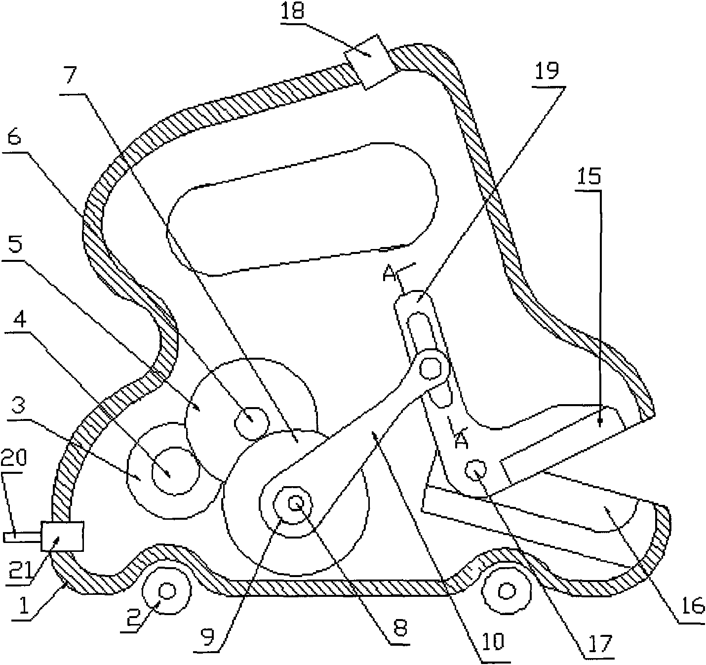 Novel hand-held electric shears with adjustable shearing force