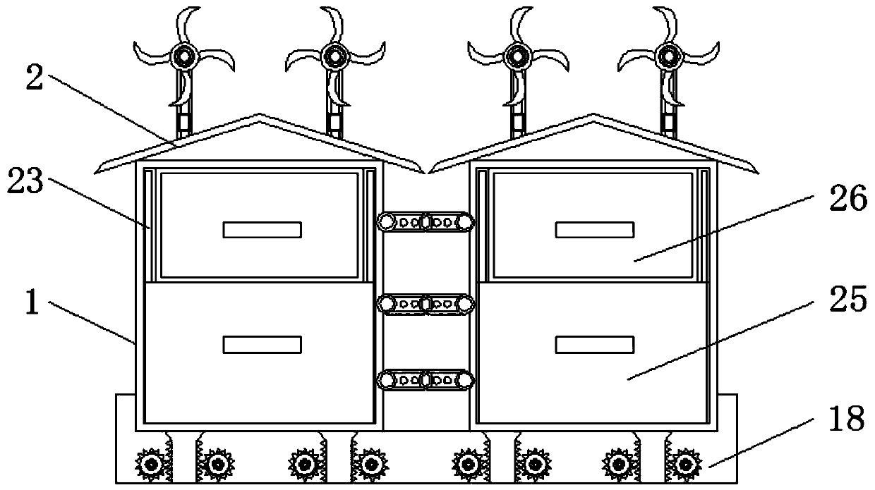 Energy-saving wind power combined transformer