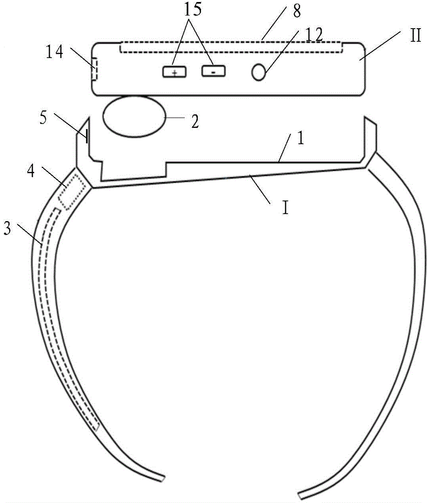 Watchband type electronic equipment and charging method and device thereof