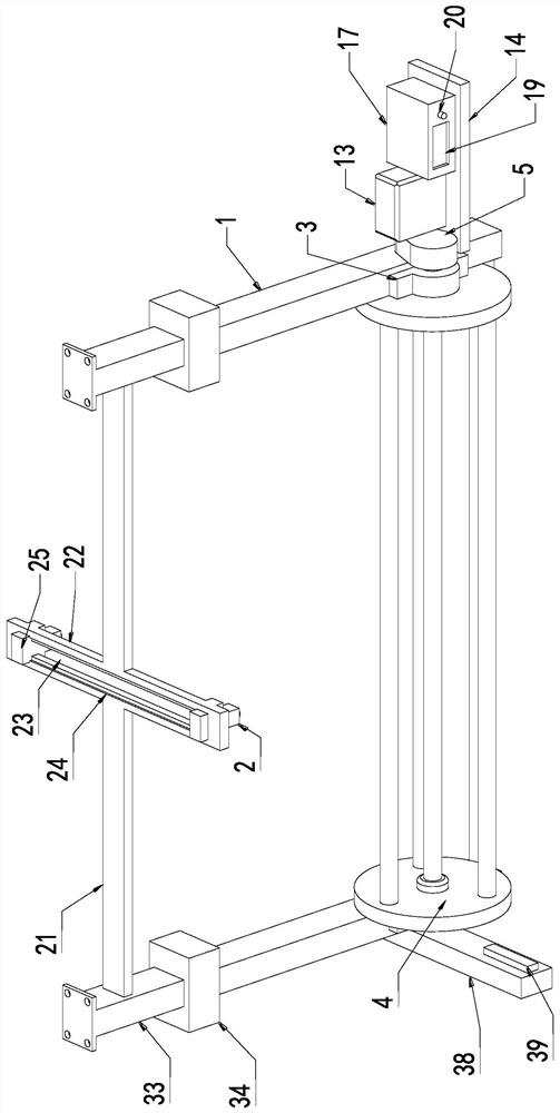 Ribbon arranging device with automatic warning and automatic counting functions for ribbon loom