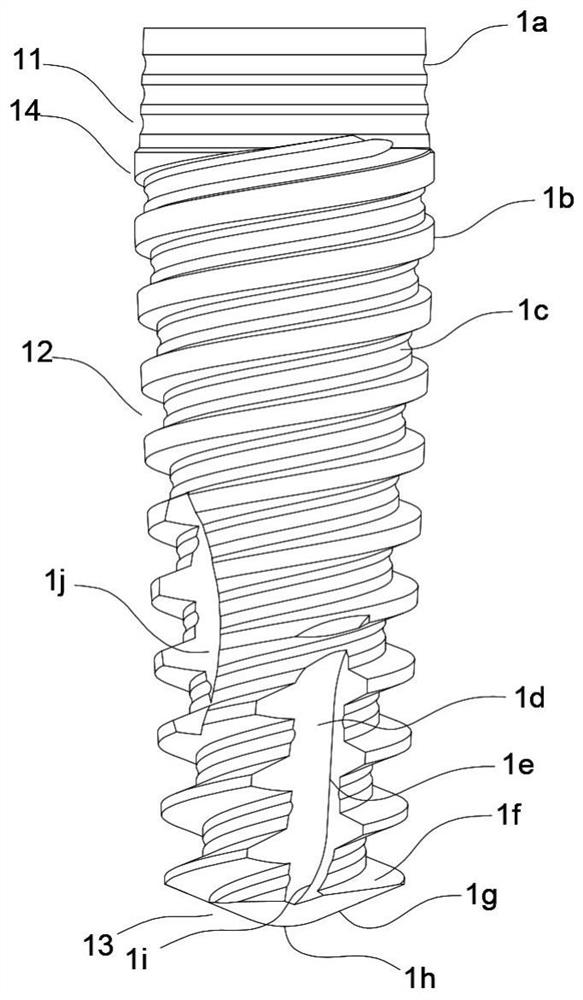 Self-tapping dental implant