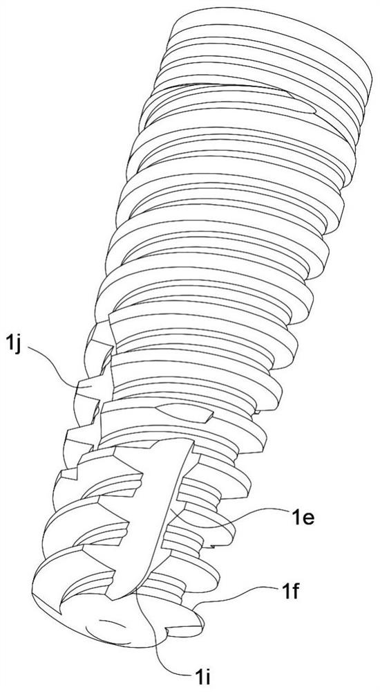 Self-tapping dental implant