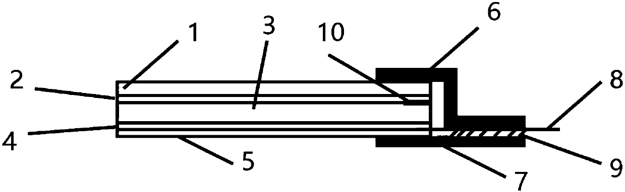 Light high-intensity electromagnetic windshield glass and manufacturing method thereof