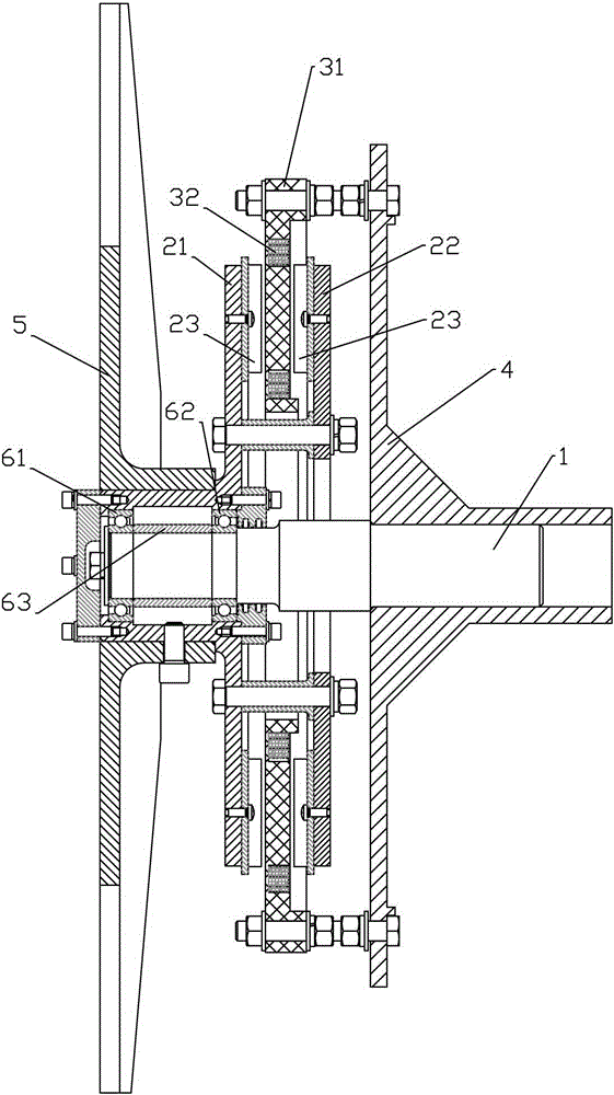 Coil disk structures for wind power generation systems under extreme conditions