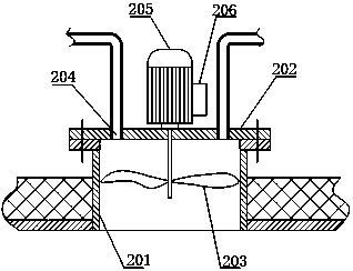 Pressurizing reverse-flow type organic garbage gasification furnace