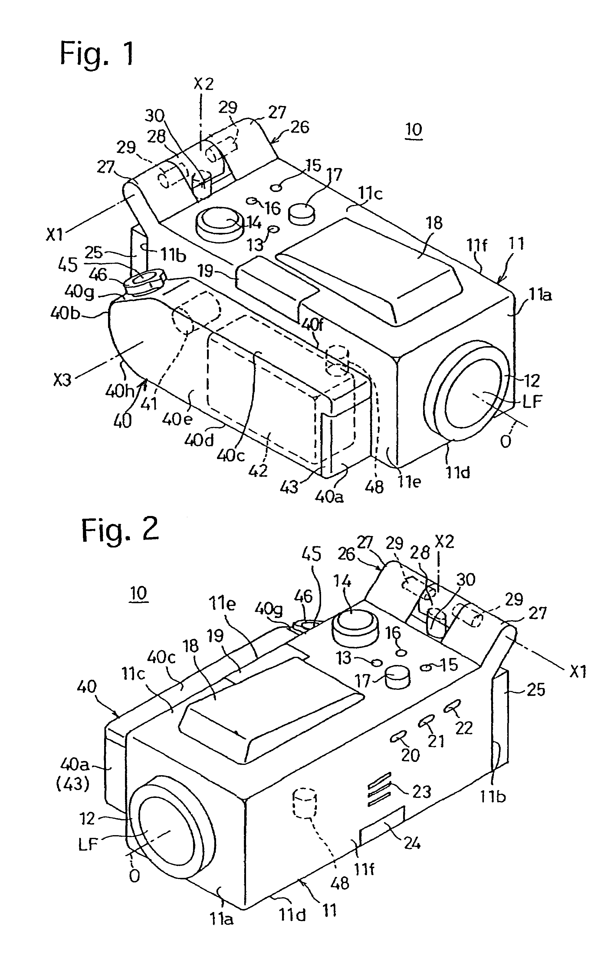 Pop-up flash of a camera