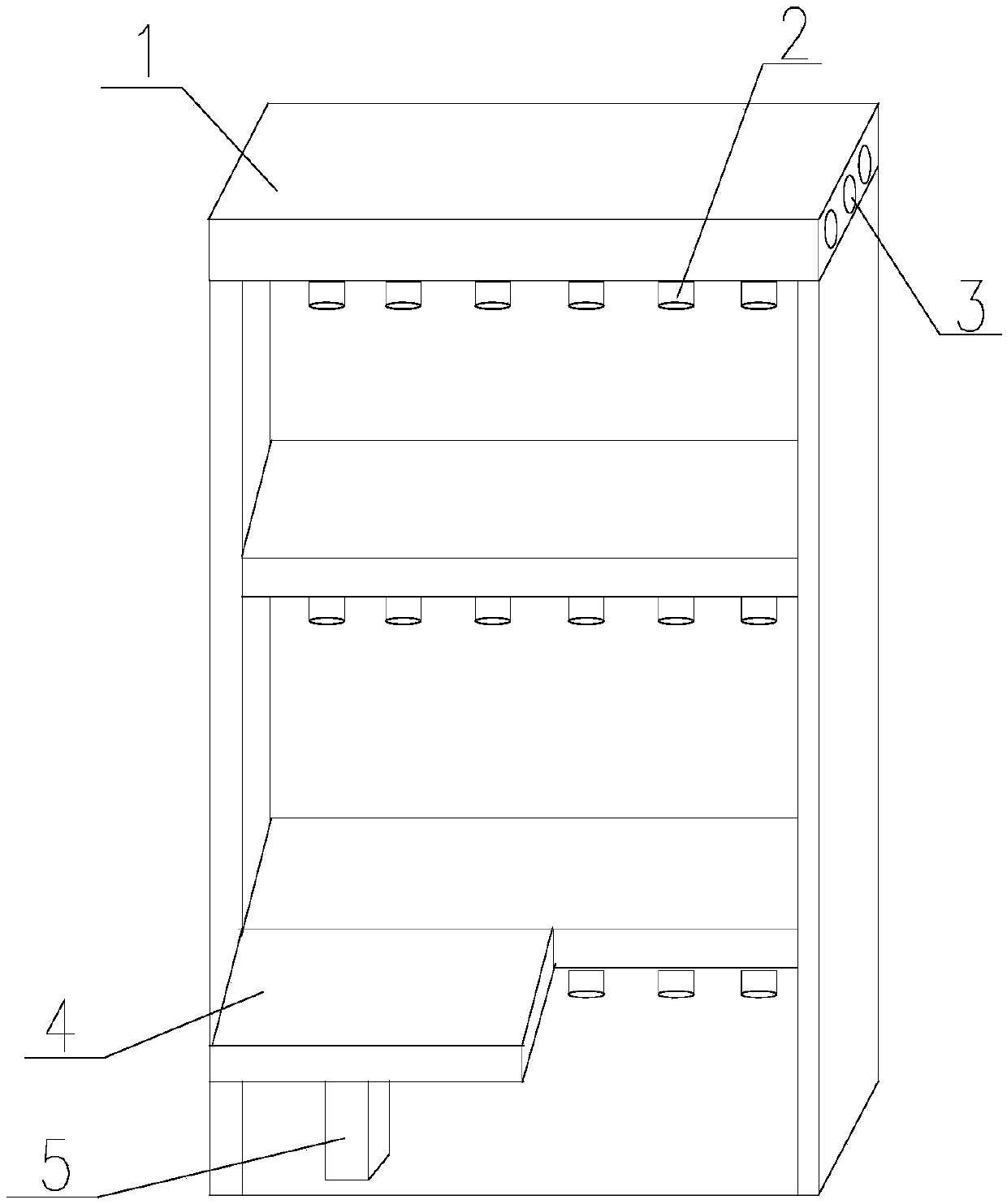 Novel healthy coat and hat locker convenient to use