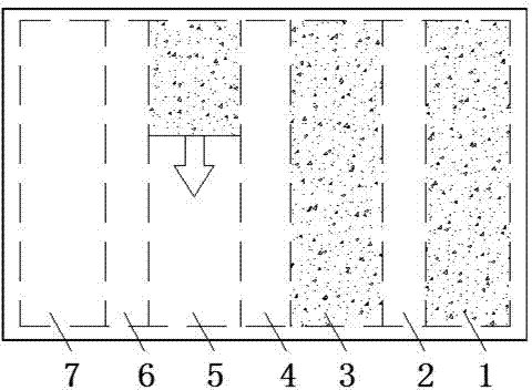 A secondary coal mining method with strip reverse paste filling