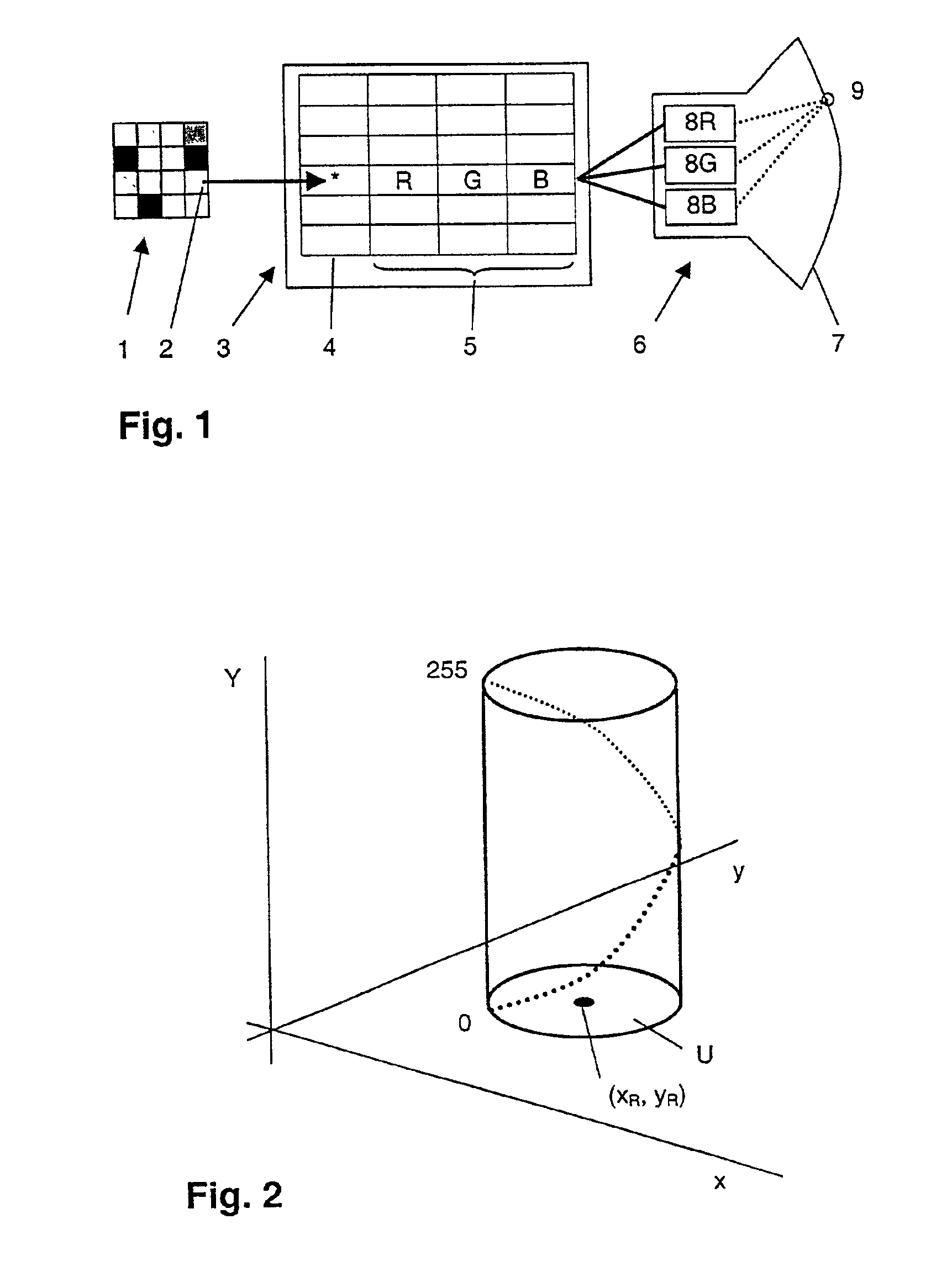 Method of reproducing a gray scale image in colors