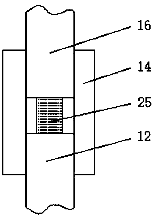 Fertilizer stirring device for agricultural machinery