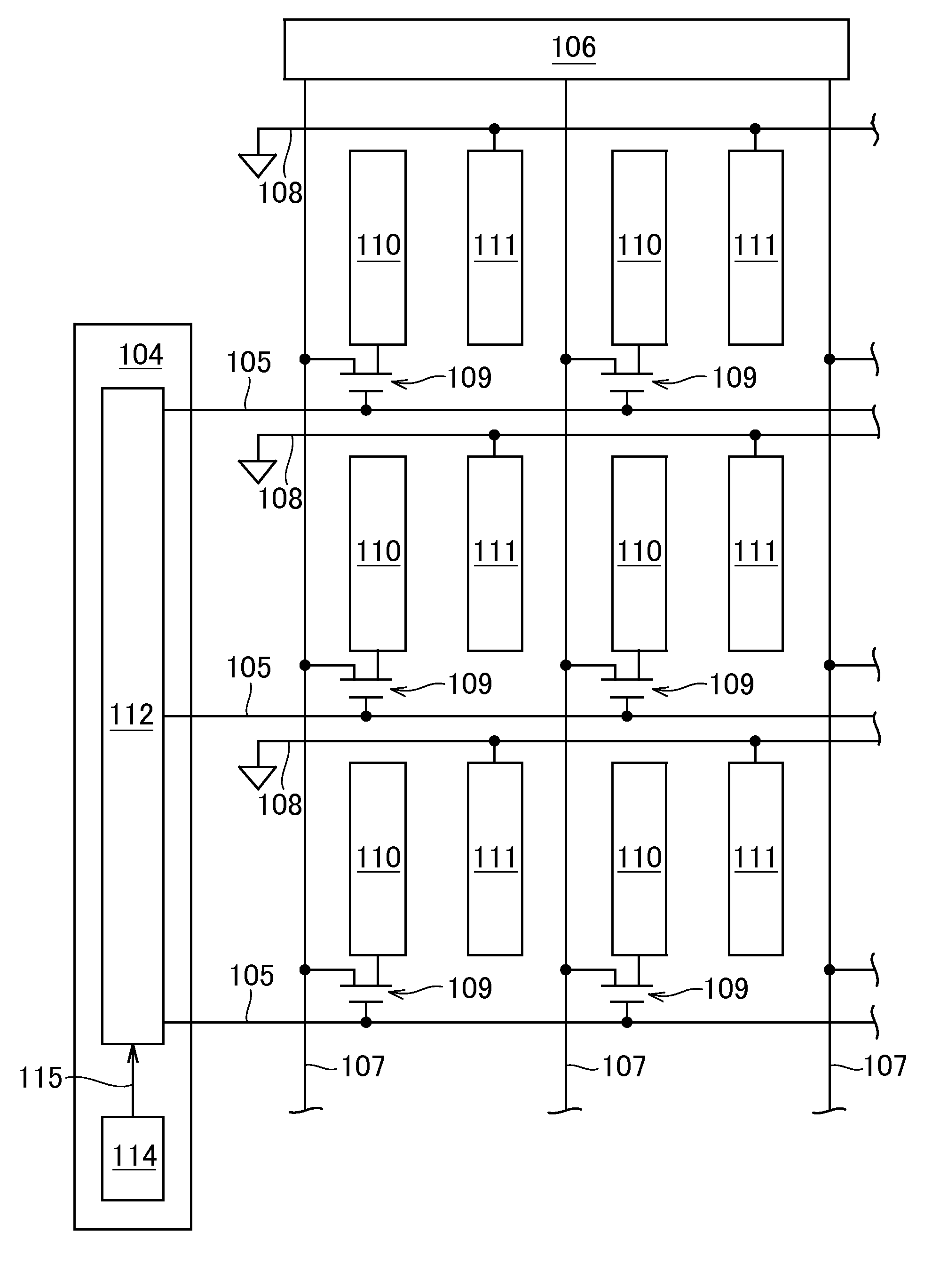 Gate signal line drive circuit and display device