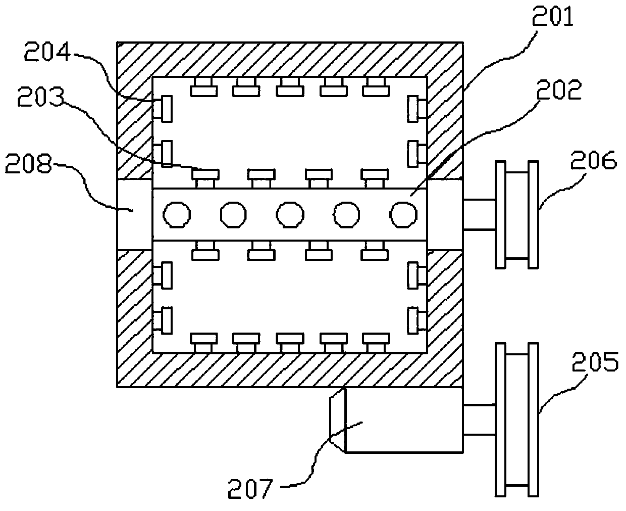 Camellia oleifera seed and shell separation equipment for camellia oleifera production