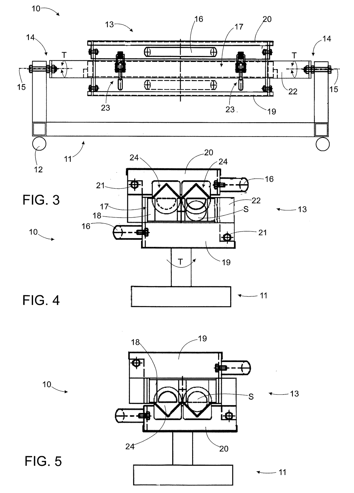 Device and method of handling stone samples