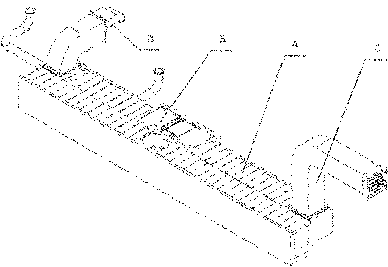 Air duct system of reliability test bed for drive line of high-speed motor train unit