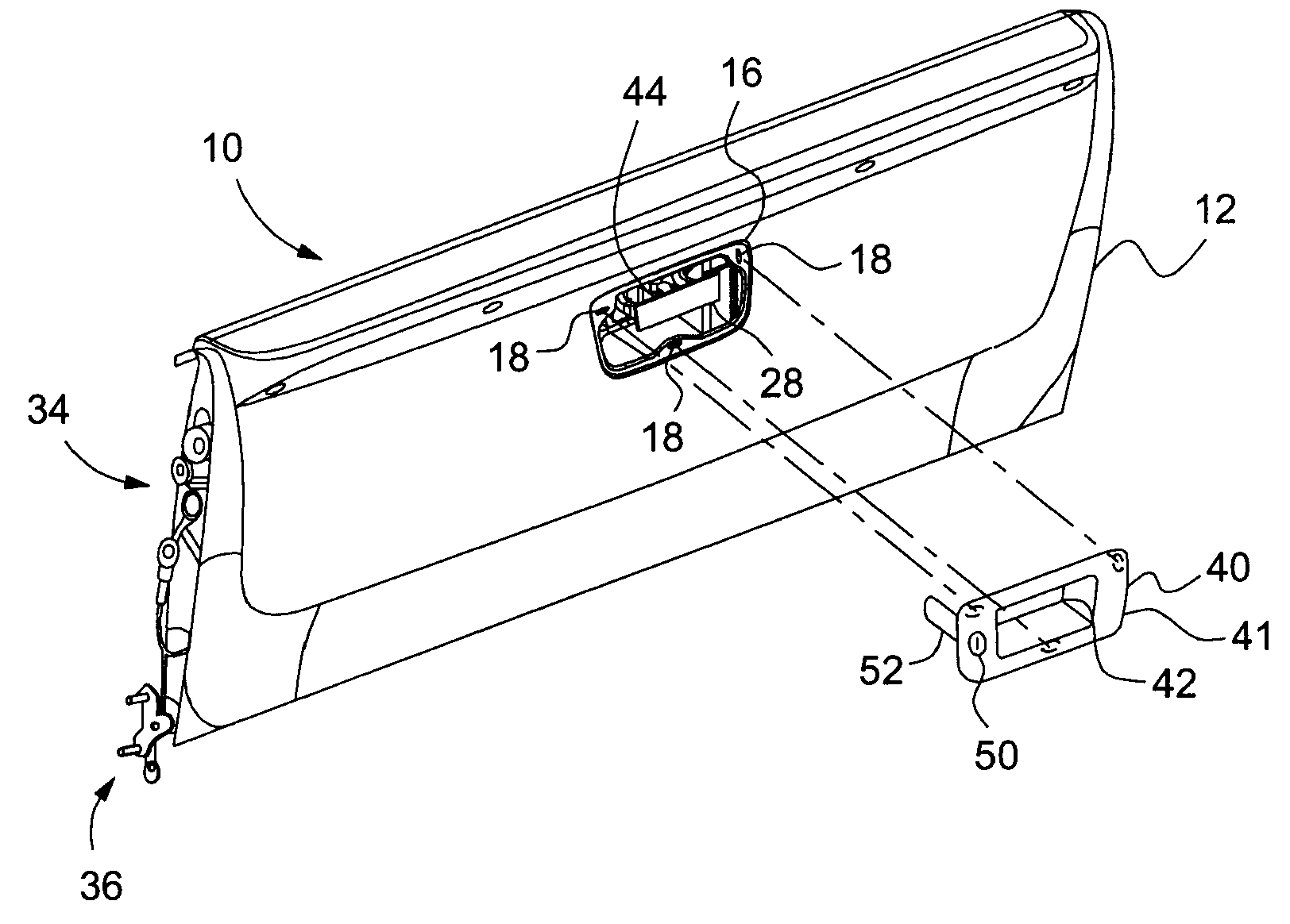 Bezel retainer clip