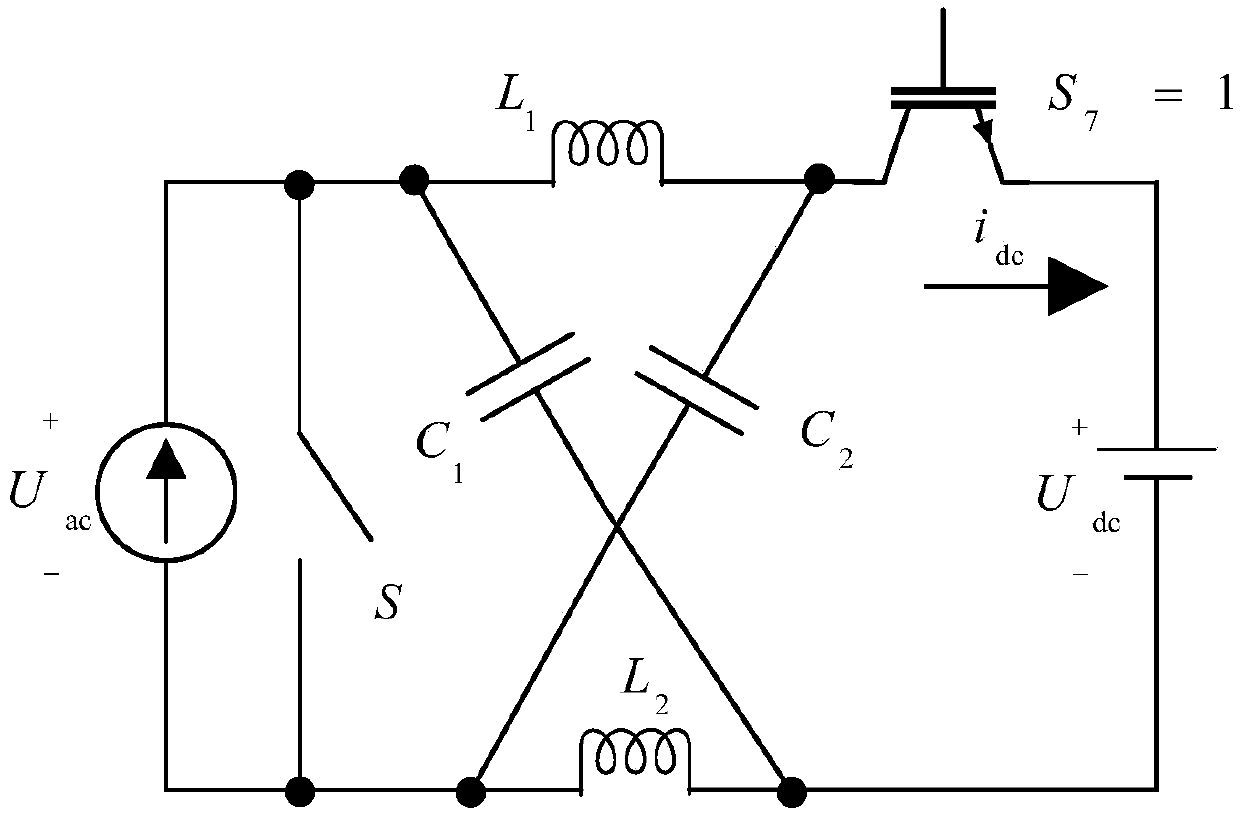 ZSC-SMES topological structure and AC/DC side control method thereof