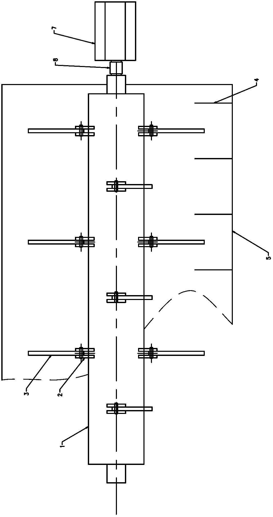 Anti-knife-jamming grass chopping mechanism