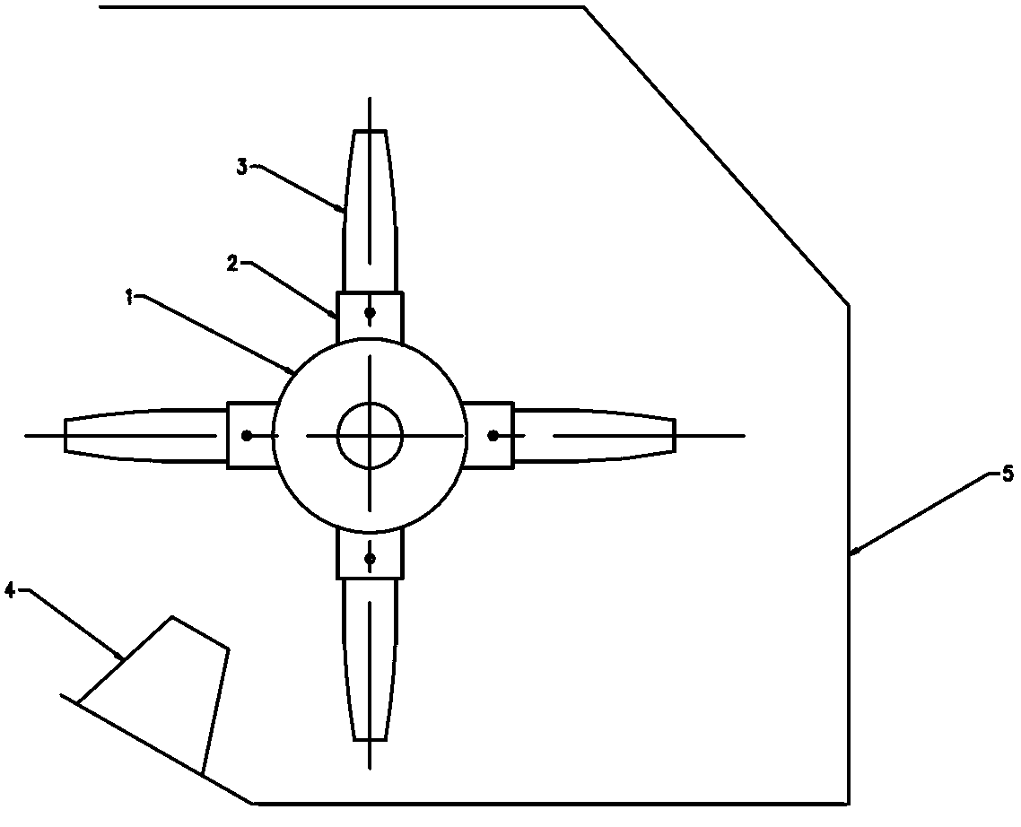 Anti-knife-jamming grass chopping mechanism