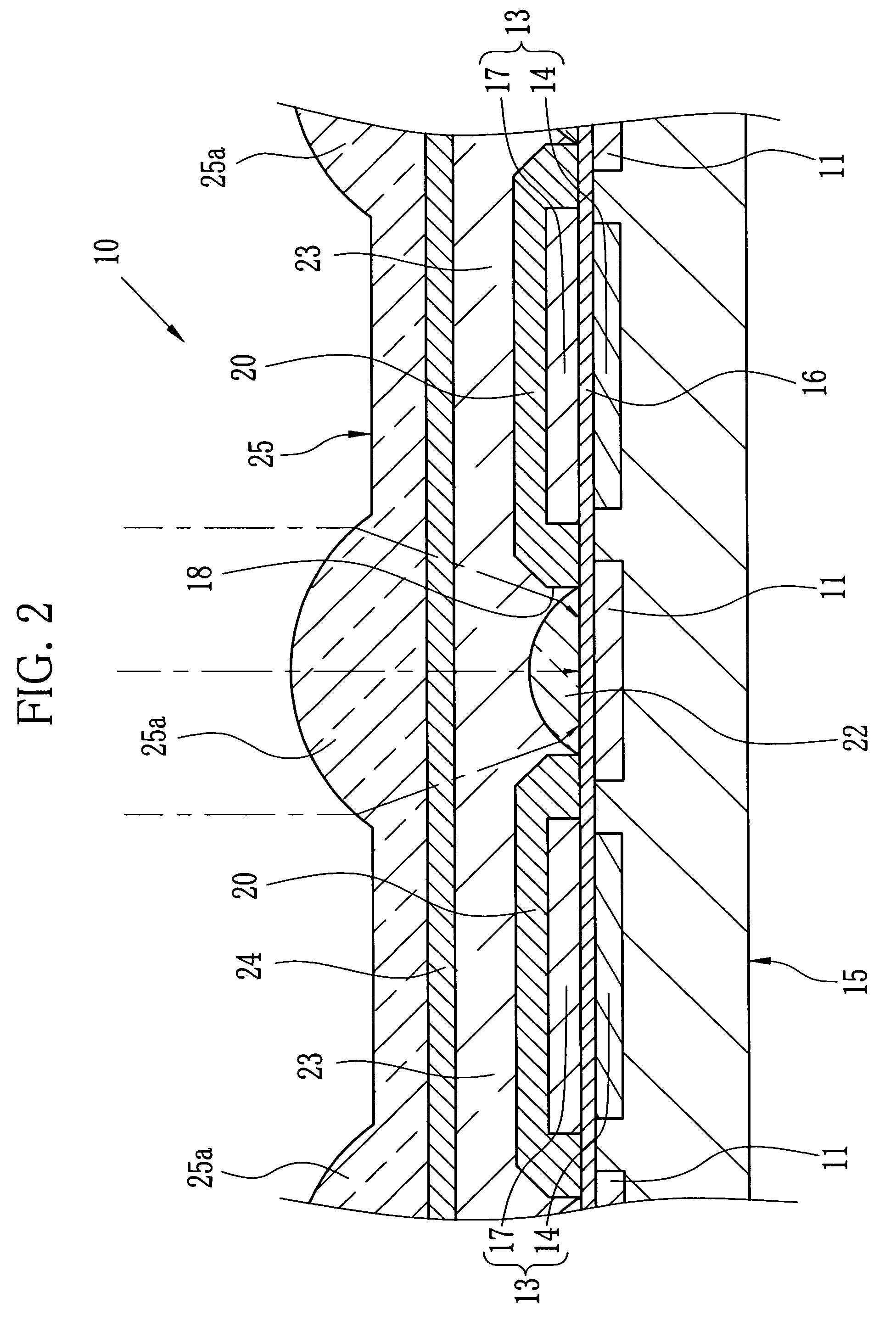 Solid state imaging device including a converging structure