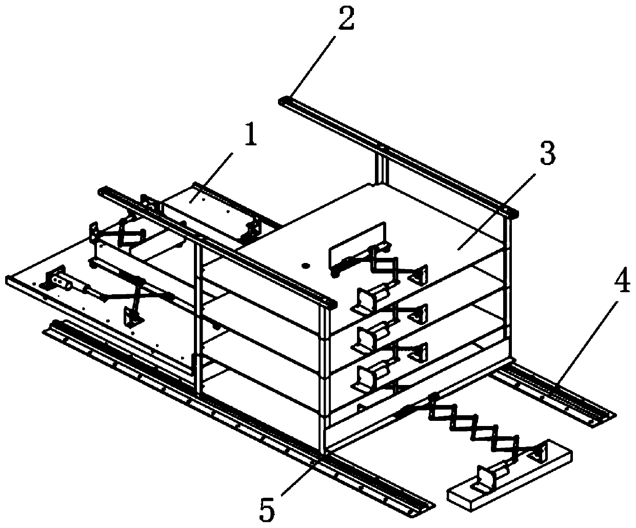 Vehicle-mounted unmanned aerial vehicle parking hangar